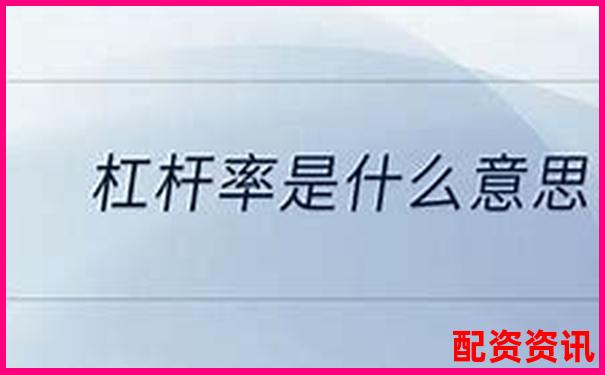 杠杆率120%含义解析及其财务影响探讨-证券配资平台官网首页
